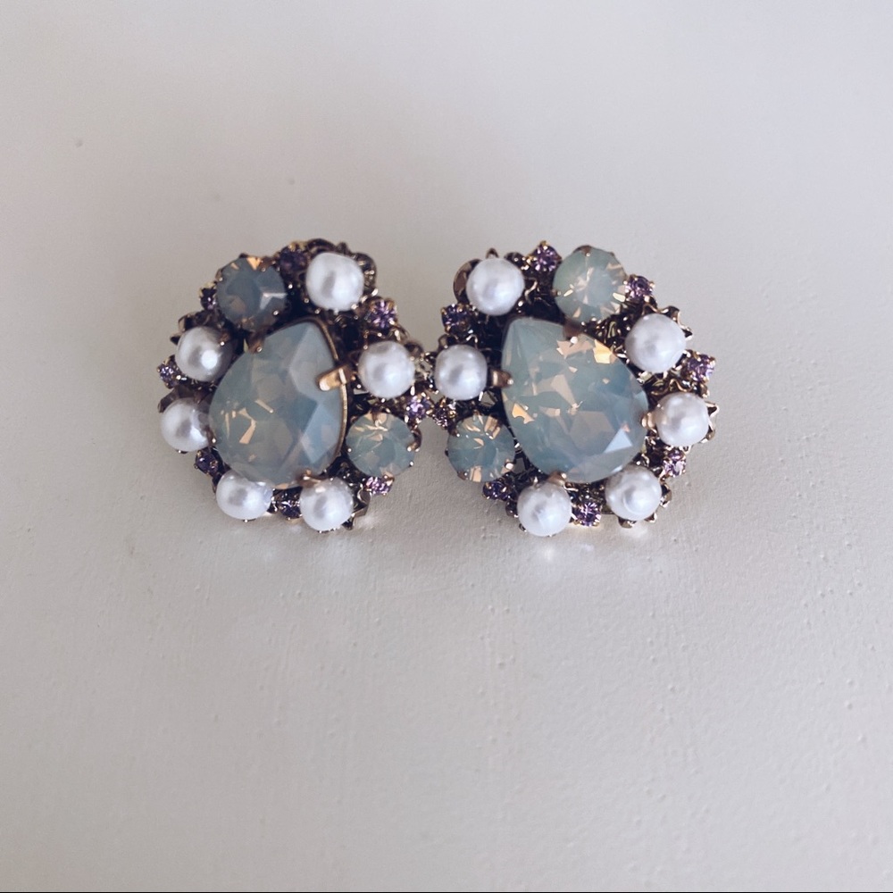 Theia Clip on earrings CZ